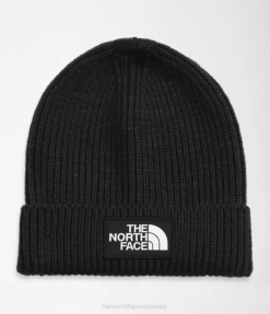 accesorii The North Face copii beanie cu manșetă cu logo box tnf tnf negru 4N84R75