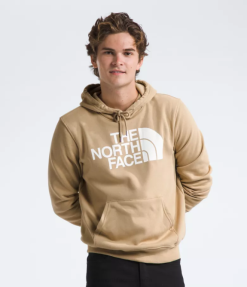 îmbrăcăminte The North Face bărbați hanorac pulover cu jumătate de cupolă piatra kaki/tnf alb 4N84R108