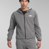 îmbrăcăminte The North Face bărbați hanorac tekware grid tnf mediu gri heather 4N84R834