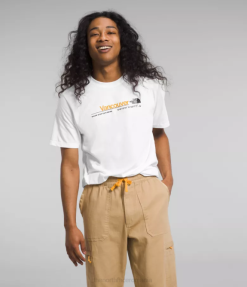 îmbrăcăminte The North Face bărbați tricou de oraș cu mâneci scurte tnf alb/vancouver 4N84R1071