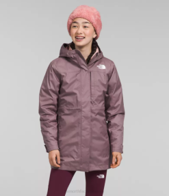 îmbrăcăminte The North Face copii nord în jos triclimat gri căpriu 4N84R579