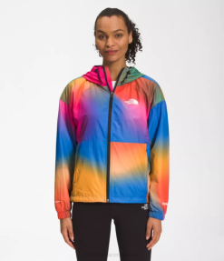 îmbrăcăminte The North Face femei jacheta de hidrrenalina lungime 2000-25'' imprimeu degradat albastru super sonic 4N84R675