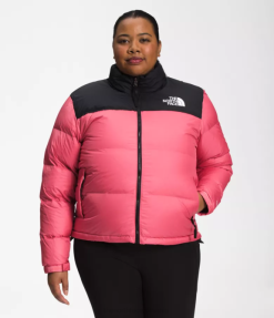 îmbrăcăminte The North Face femei plus jacheta retro nuptse din 1996 roz cosmo 4N84R799